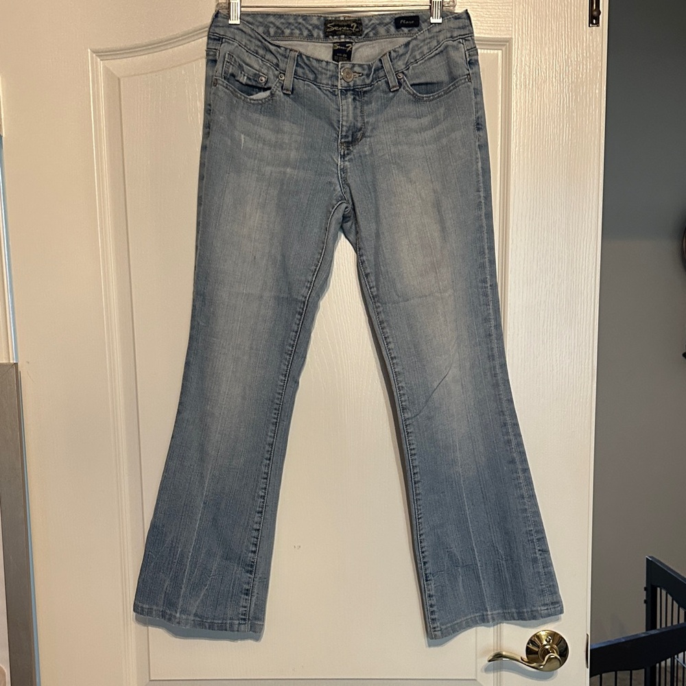 Seven7 Women's Denim Flare Jeans